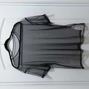 Black Sheer Shirt